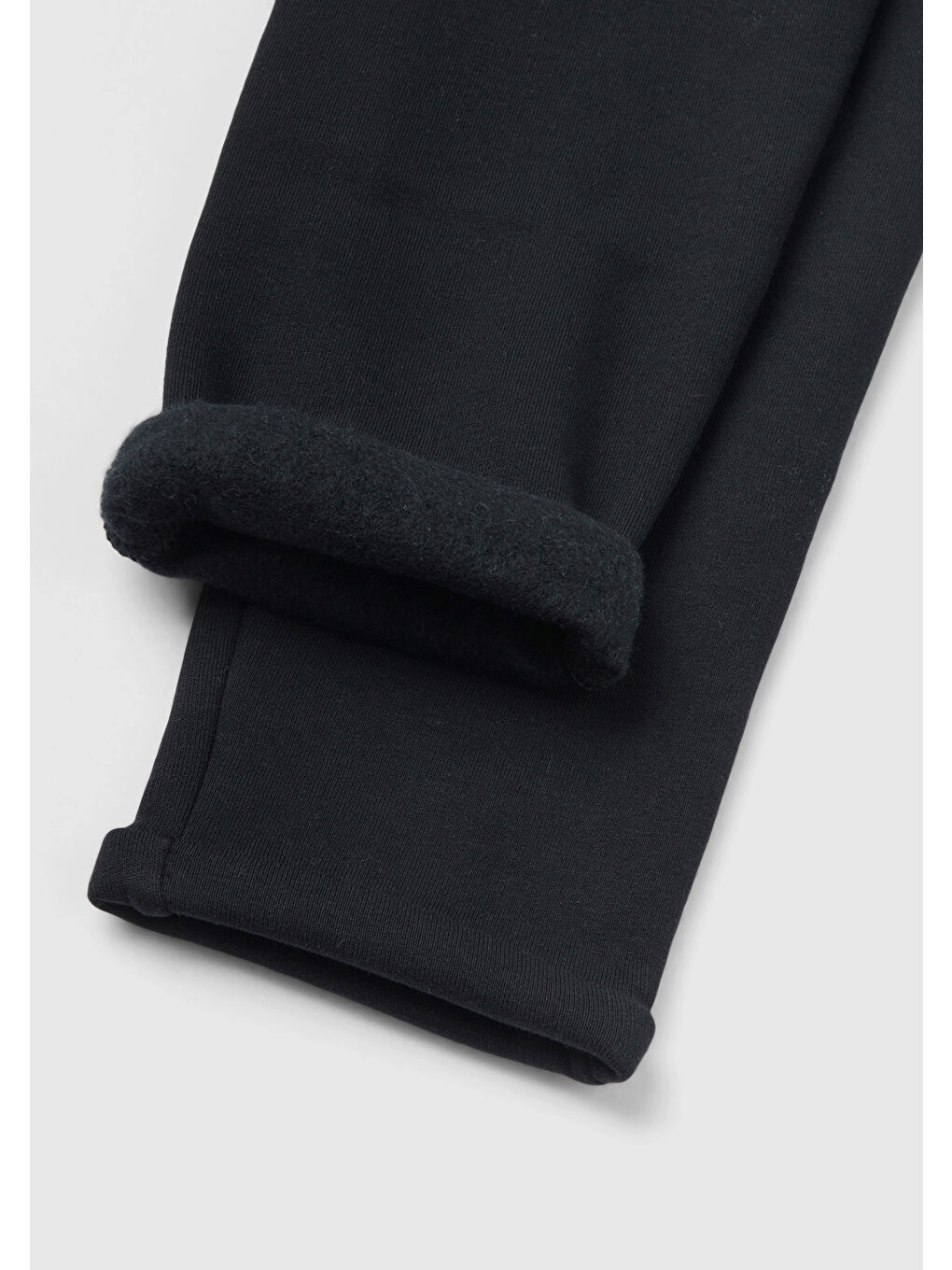 Kız Çocuk Siyah Belden Bağlamalı Lastikli Eşofman Altı-1