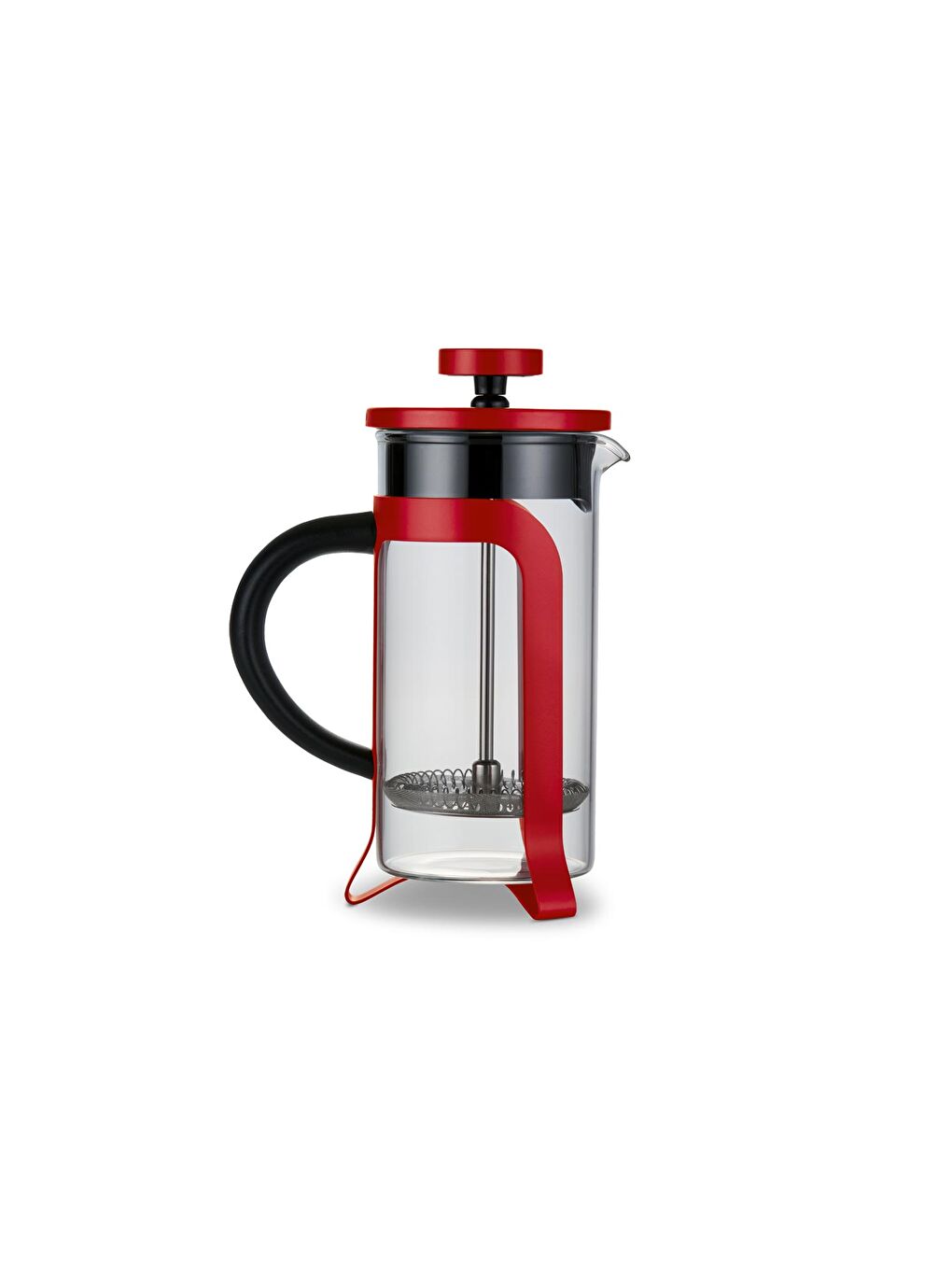French Press, Kırmızı 300 ml-2