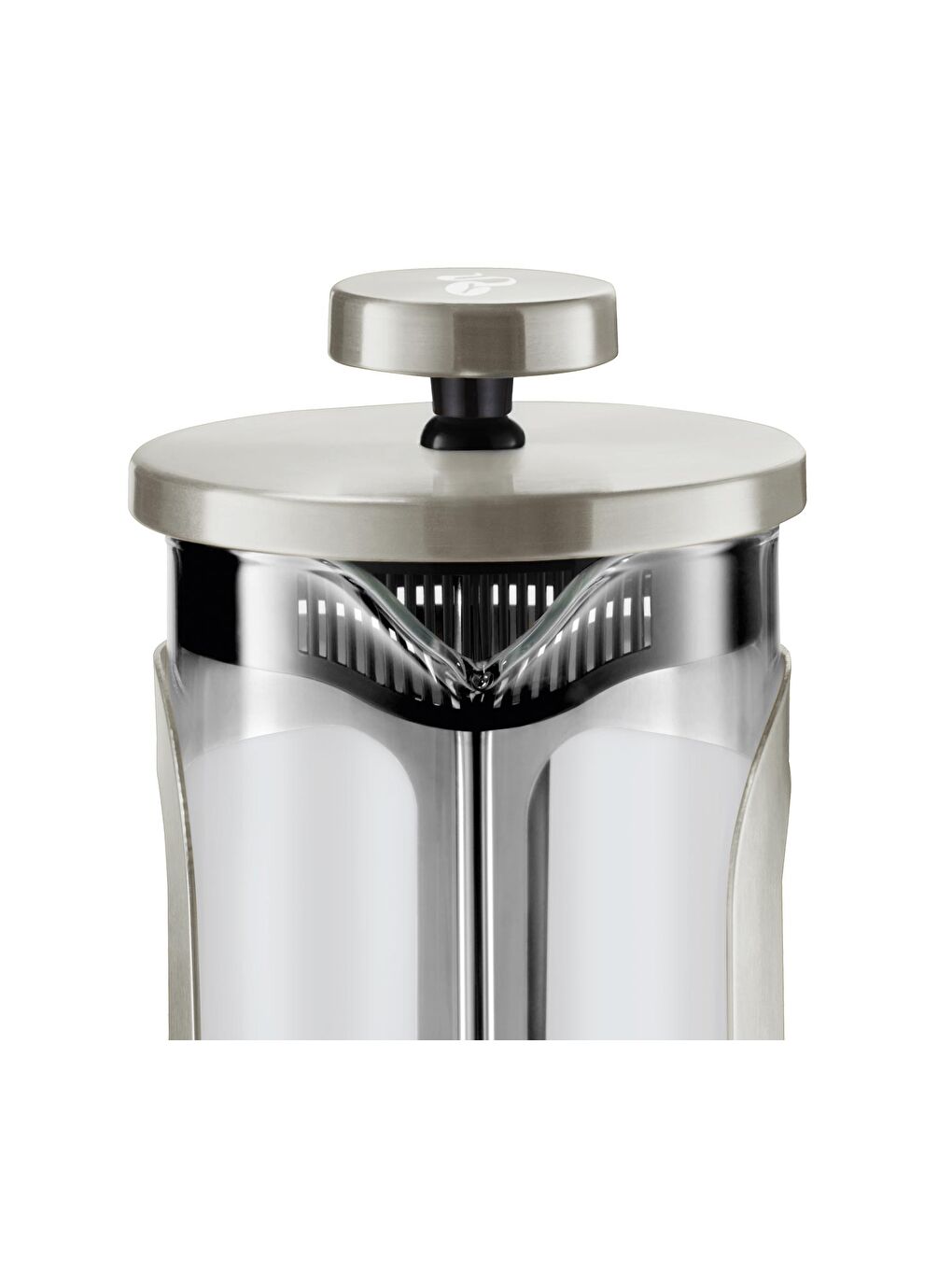 Gri French Press, Gümüş 300 ml-5