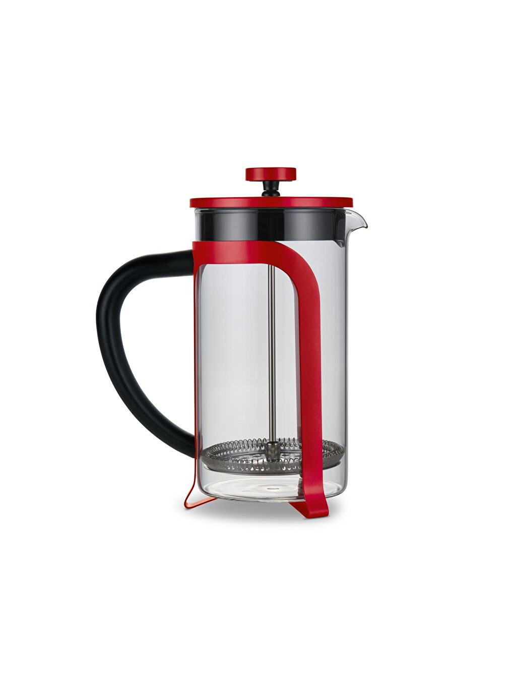 French Press, Kırmızı 800 ml-2