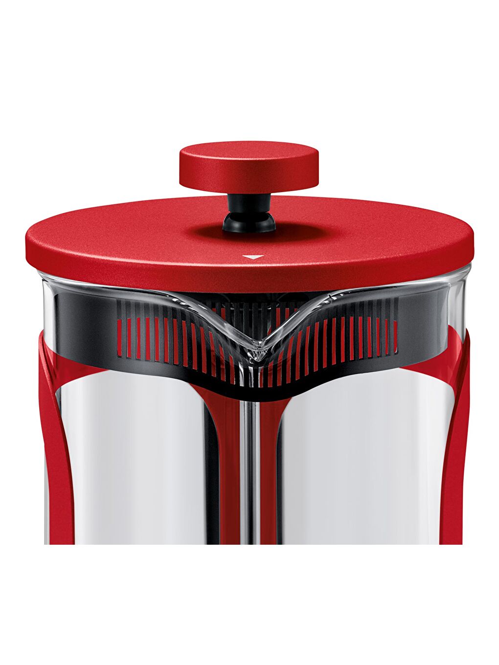 French Press, Kırmızı 800 ml-5