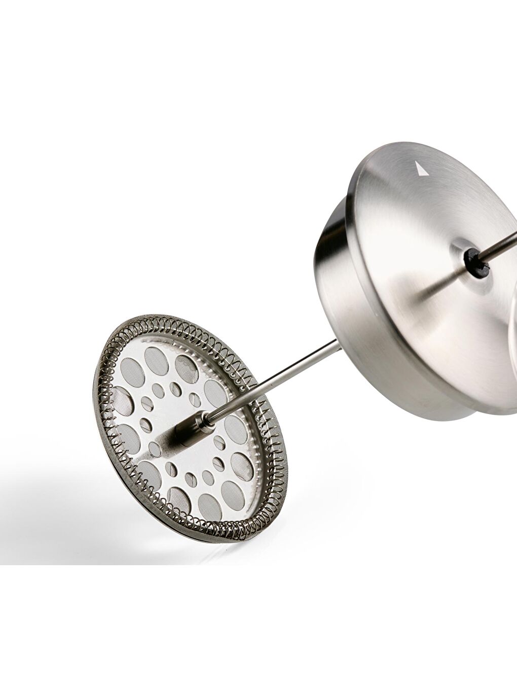 Gri French Press, Paslanmaz Çelik 900 ml-2