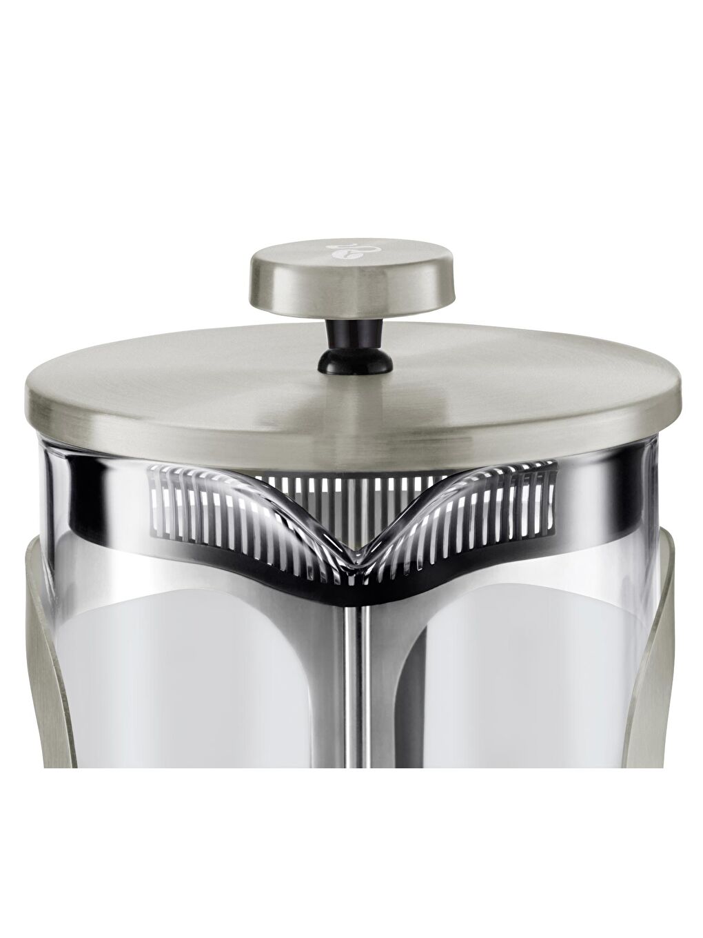 Gri French Press, Gümüş 800 ml-5