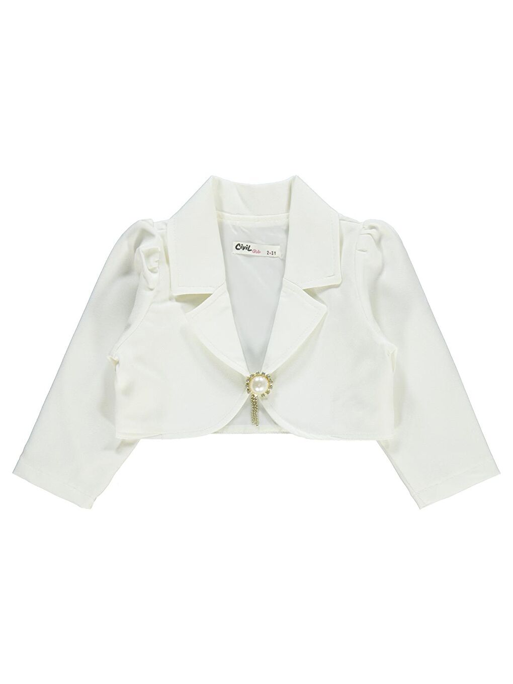 Girls Kız Çocuk Bolero 2-5 Yaş Ekru