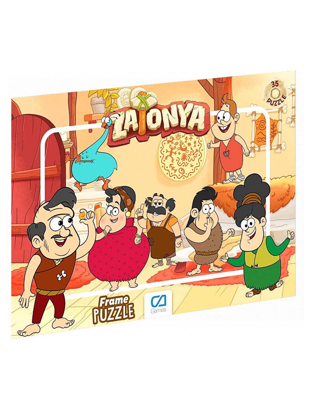 CA Games Karışık Asorti Zatonya 35 Parça Frame Puzzle CA-5143