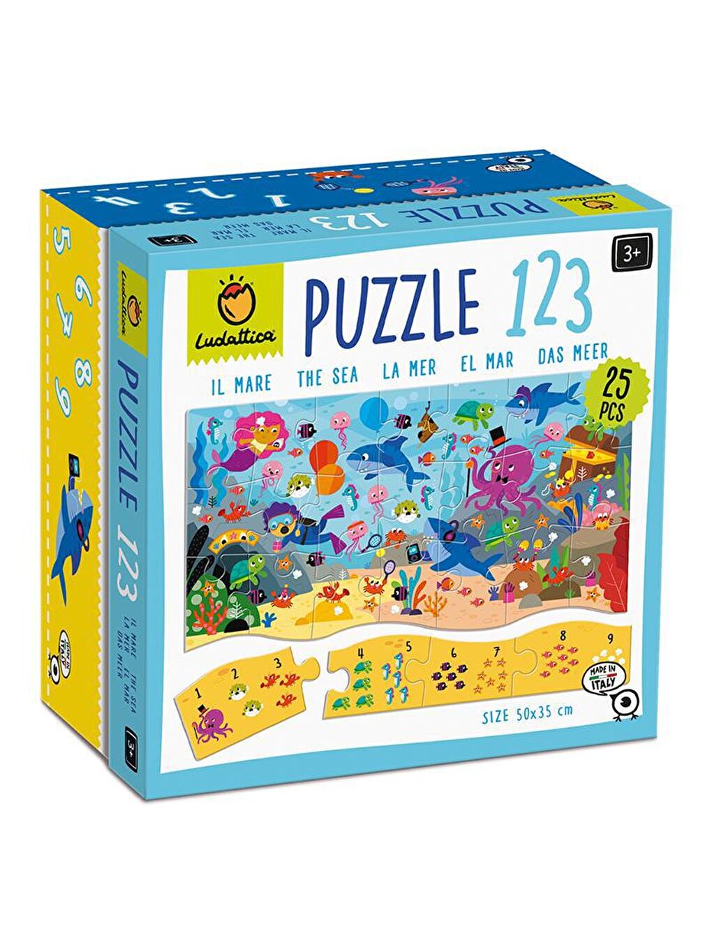 Ludattica Renksiz The Sea - Puzzle 123