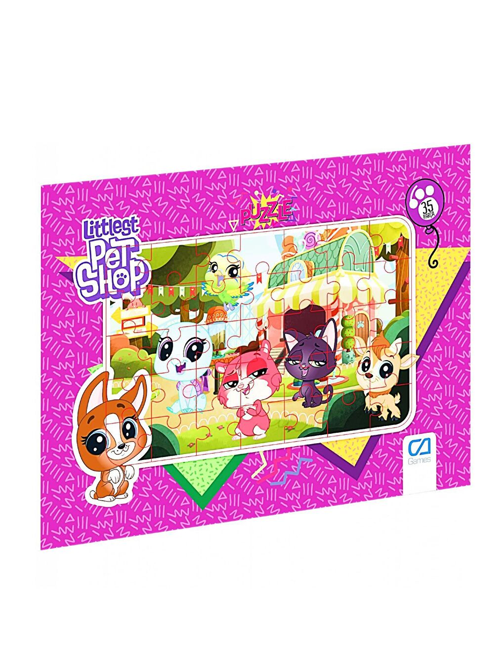 CA Games Littlest Pet Shop 35 Parça Frame Puzzle CA-5018