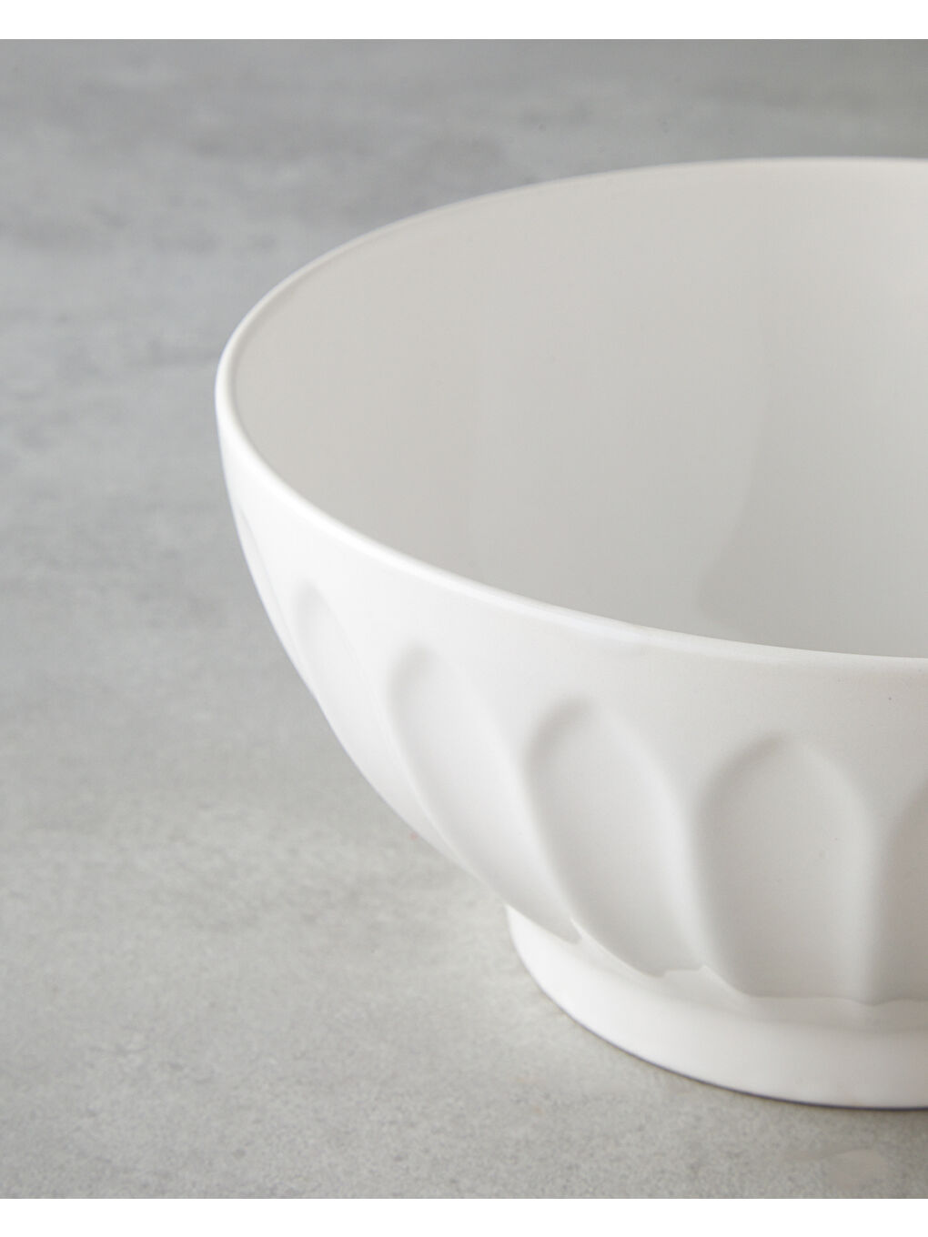 Ekru Seramik Karıştırma Kabı 23 x 12 cm Krem-2