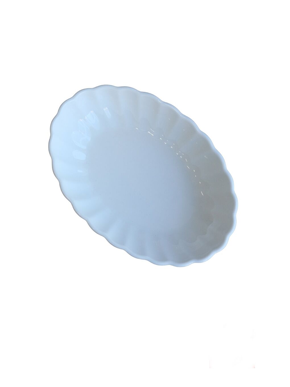 Ekru Bone Luz Krem Oval Kayık 14,5x10x3,5cm 6 lı BNLZF15OKS00-1