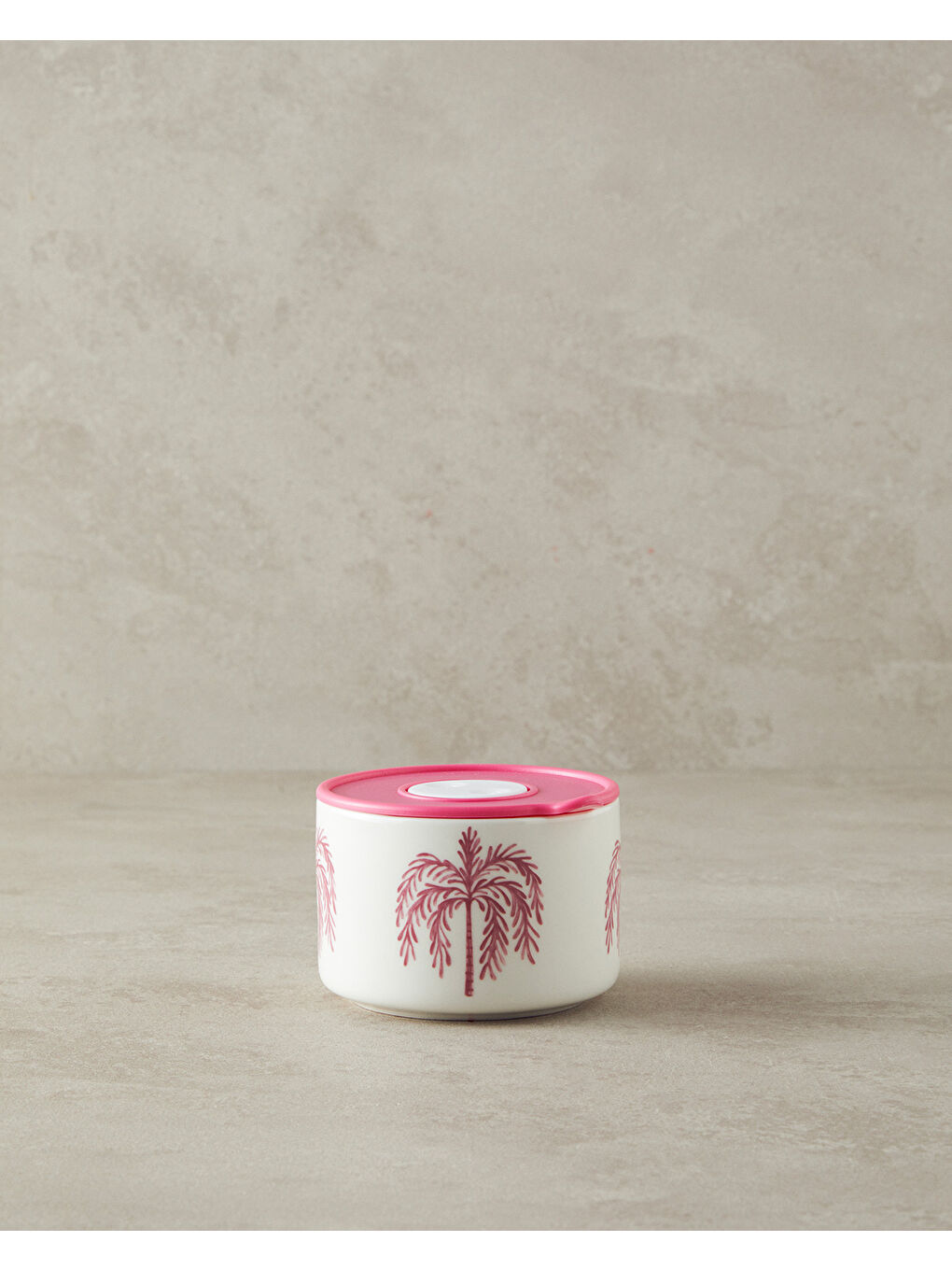 Carnival Tree New Bone China Saklama Kabı Pembe