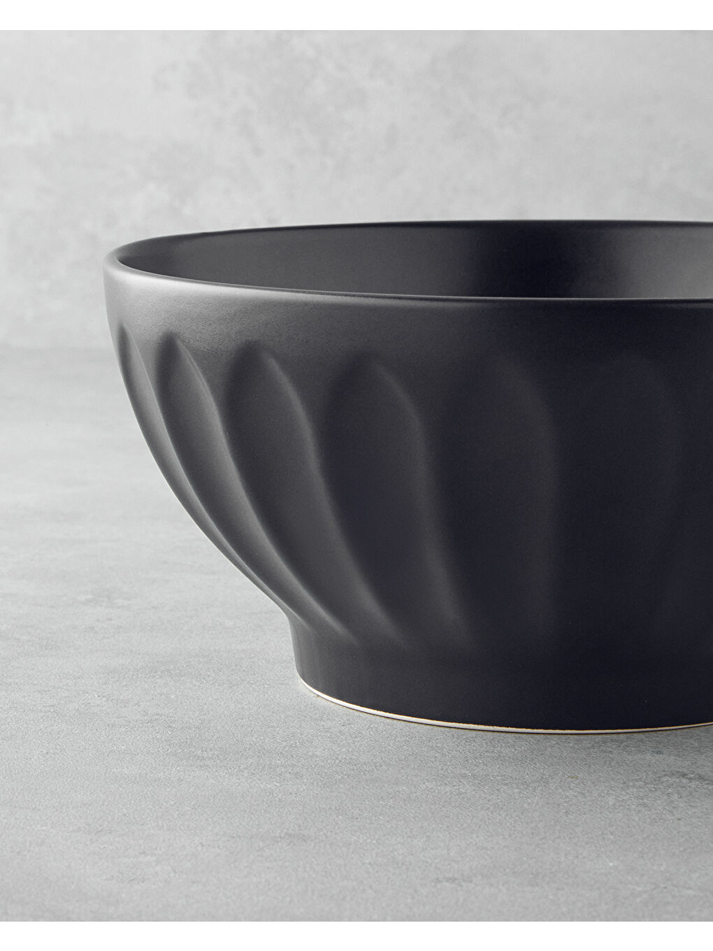 Seramik Karıştırma Kabı 23 x 12 cm Siyah-2
