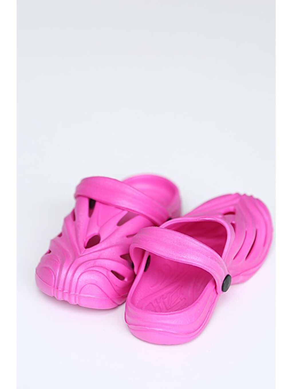 Fuşya Önü Kapalı EVA Çocuk Sandalet 001-98-21-2