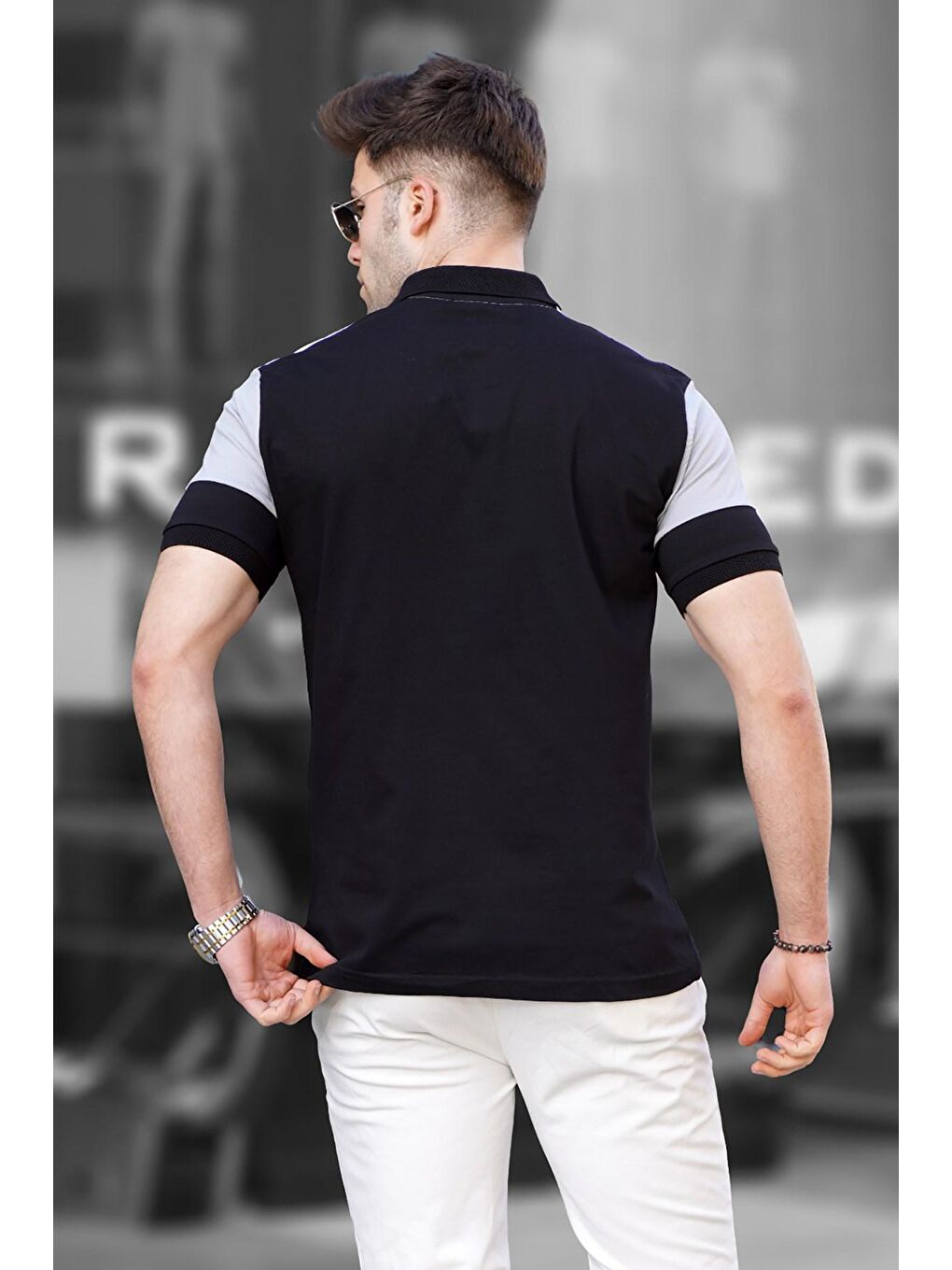 Siyah Baskılı Tişört-2