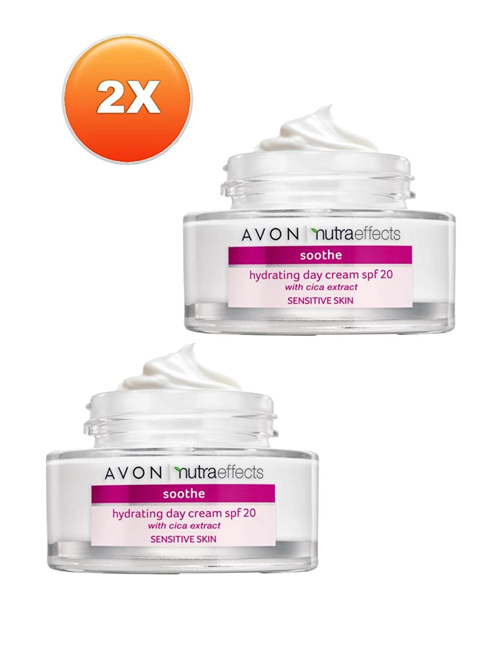 AVON Nutra Effects Soothe Nemlendirici Krem Spf20 50 Ml. İkili Set - 1