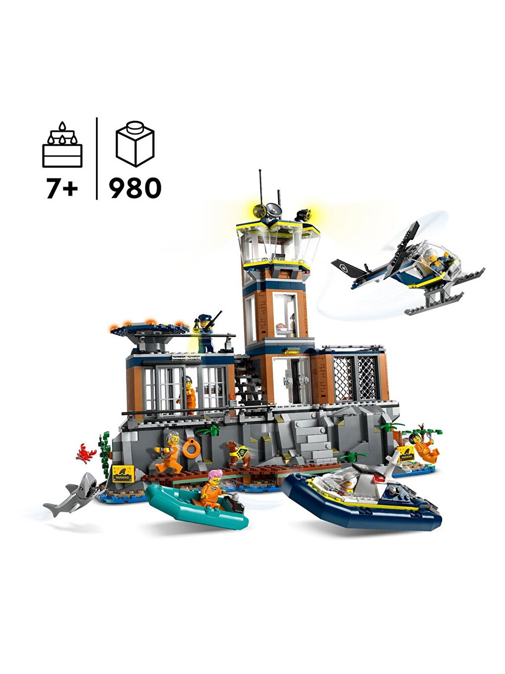 Lego City Polis Hapishane Adası 60419 - 2