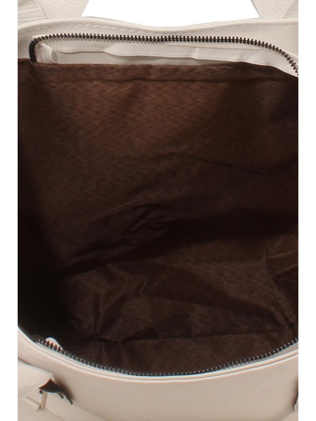 Beyaz Kadın Büyük Boy Çift Askılı Su Geçirmez Okul & Shopper Çanta (1559)-3