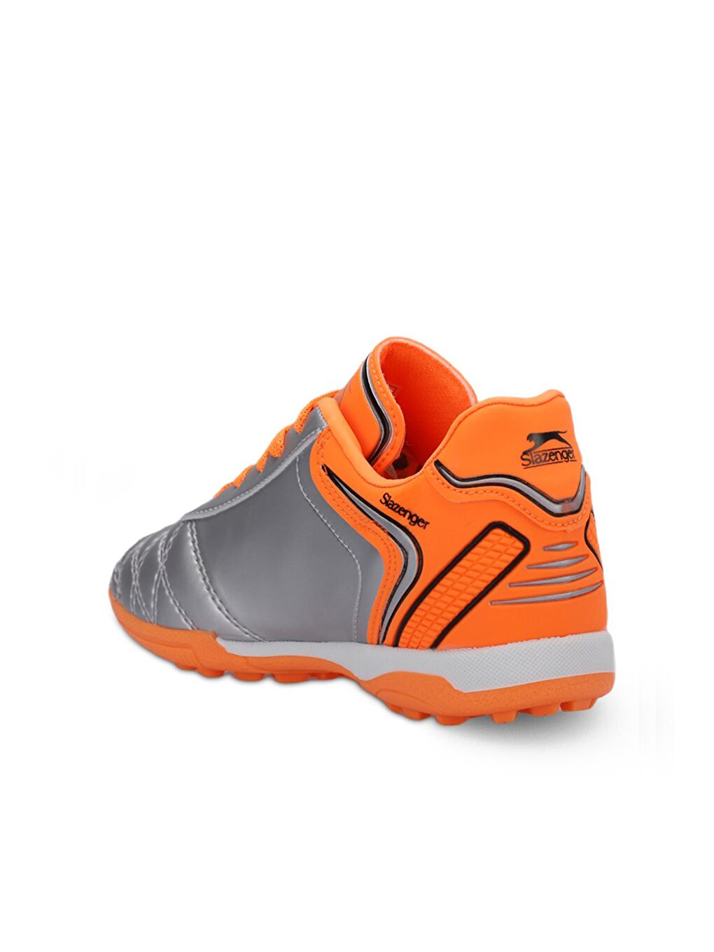 HUGO HS Futbol Erkek Çocuk Halı Saha Ayakkabı Gri / Turuncu-2