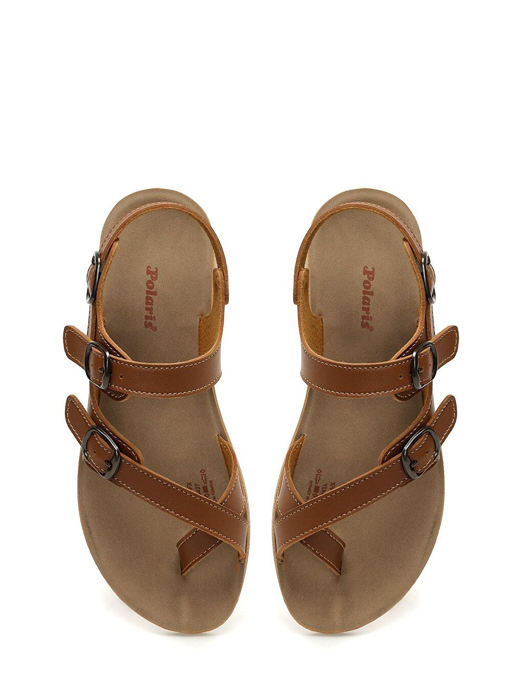 Kahverengi 158657.Z4FX Taba Kadın Comfort Sandalet-3