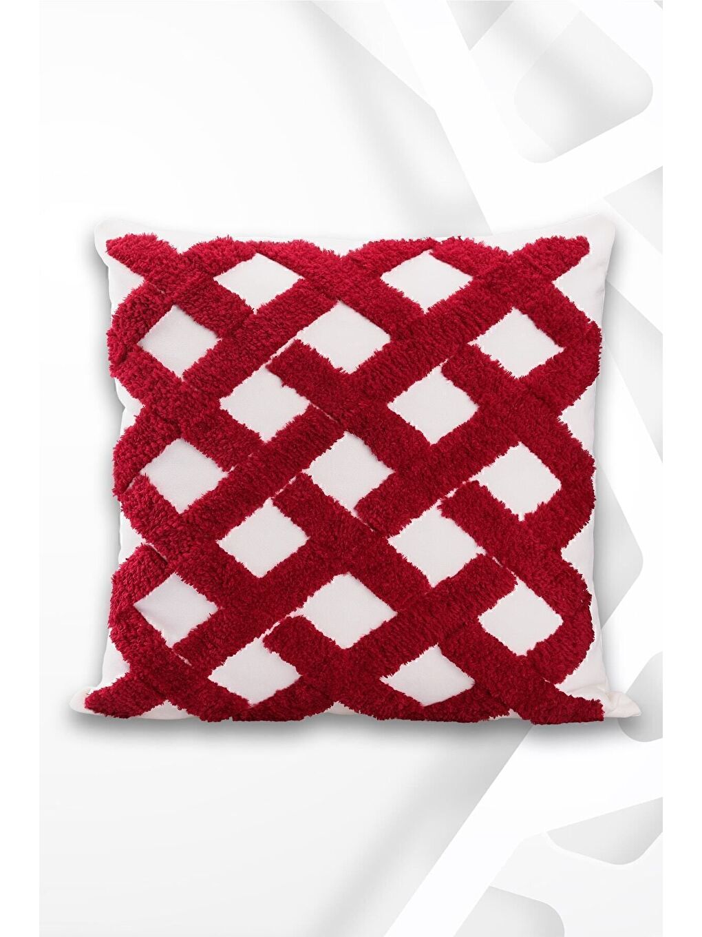 ASDIVA Punch Tasarımlı Bohem Desenli Dekoratif Kırlent Kılıfı 45x45 Cm Etnik Otantik Panç-1