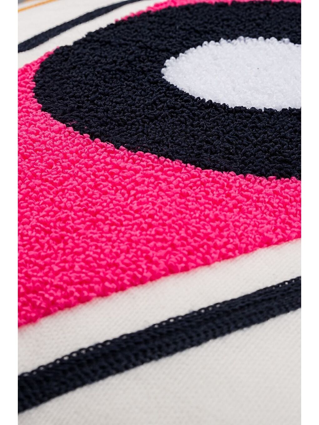 Beyaz Bohem 45x45 Özel Tasarım Punch Panç Süzene Desen Dekoratif Kırlent Kılıfı modern-1