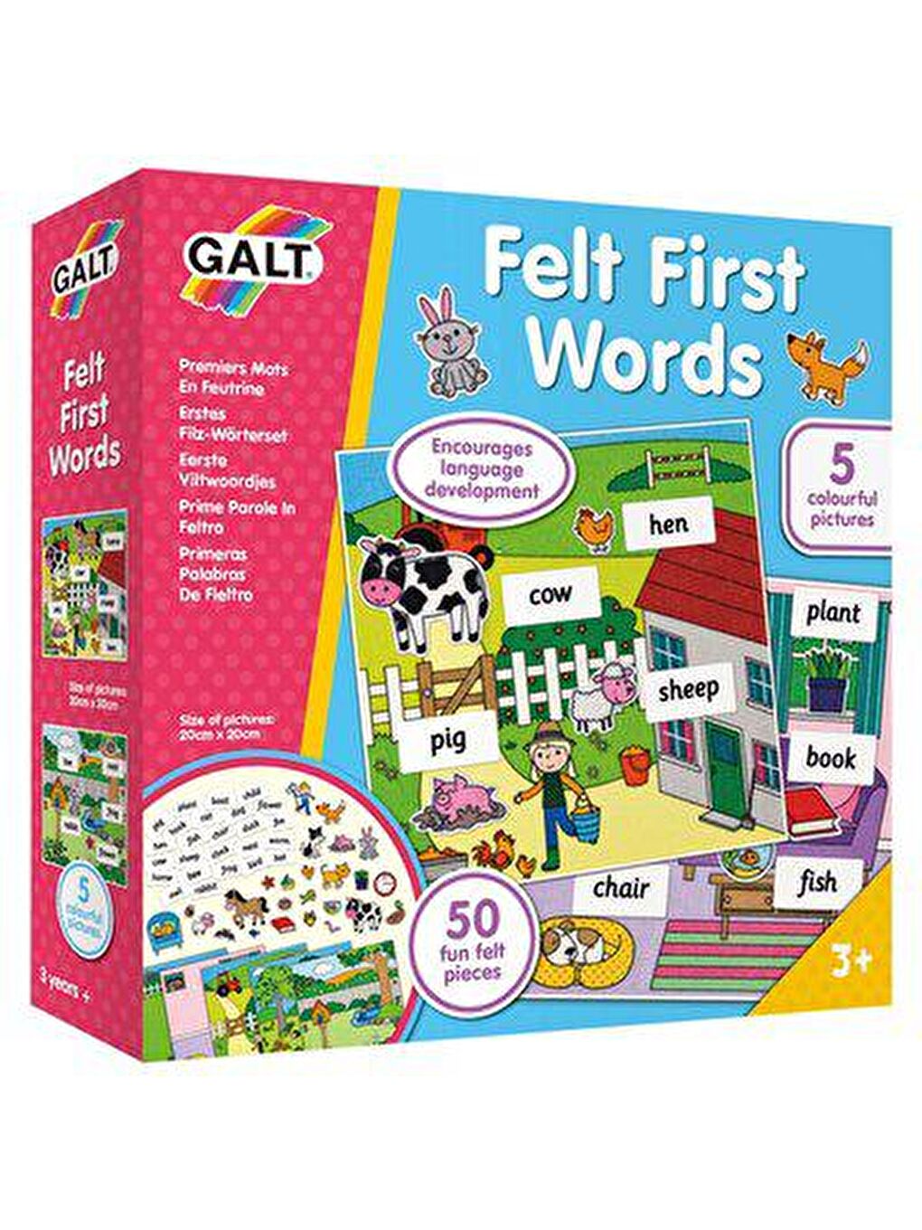 Felt First Words 3 Yaş+