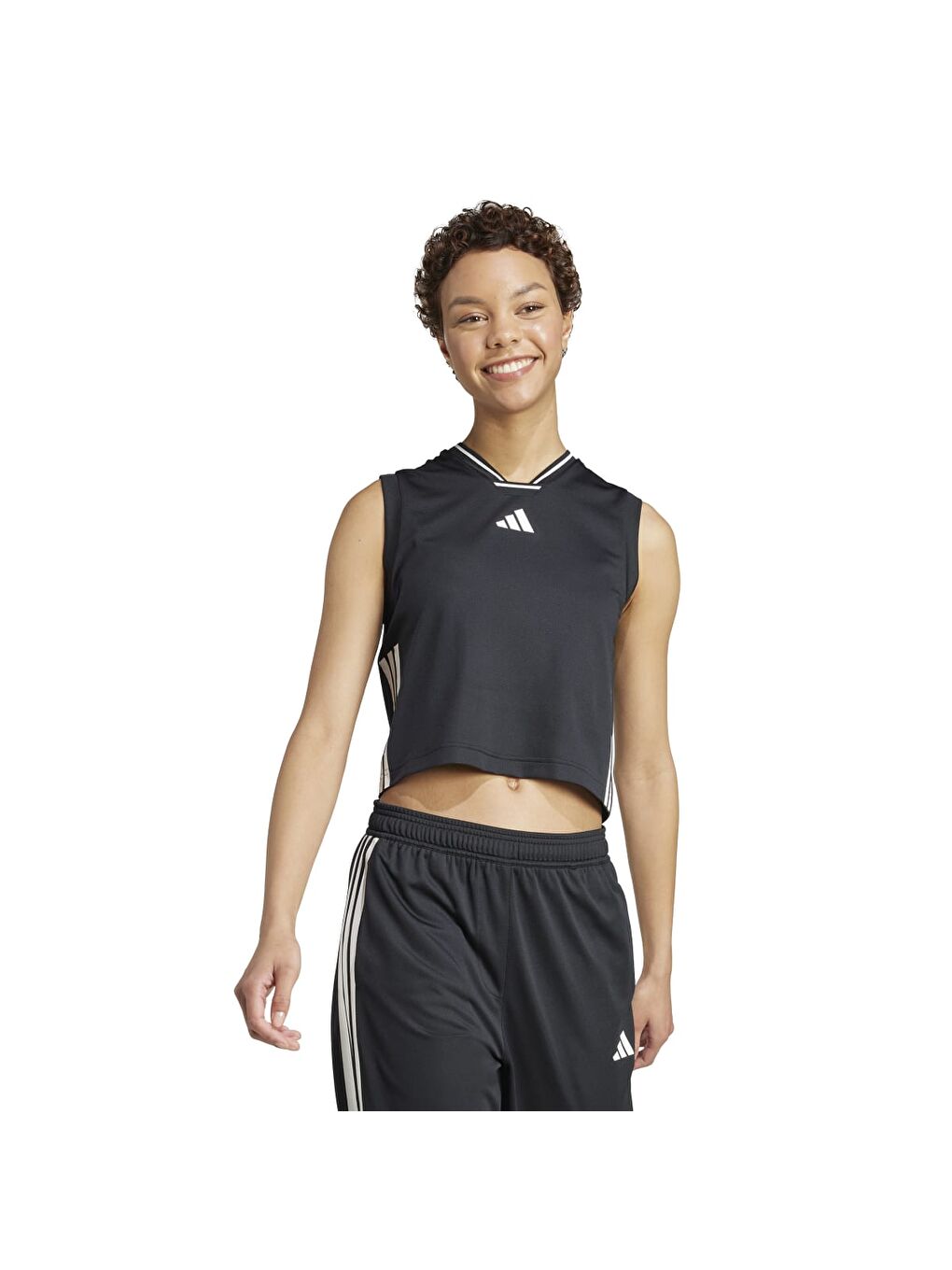 Tiro Q2 Kadın Siyah Yuvarlak Yaka Atlet