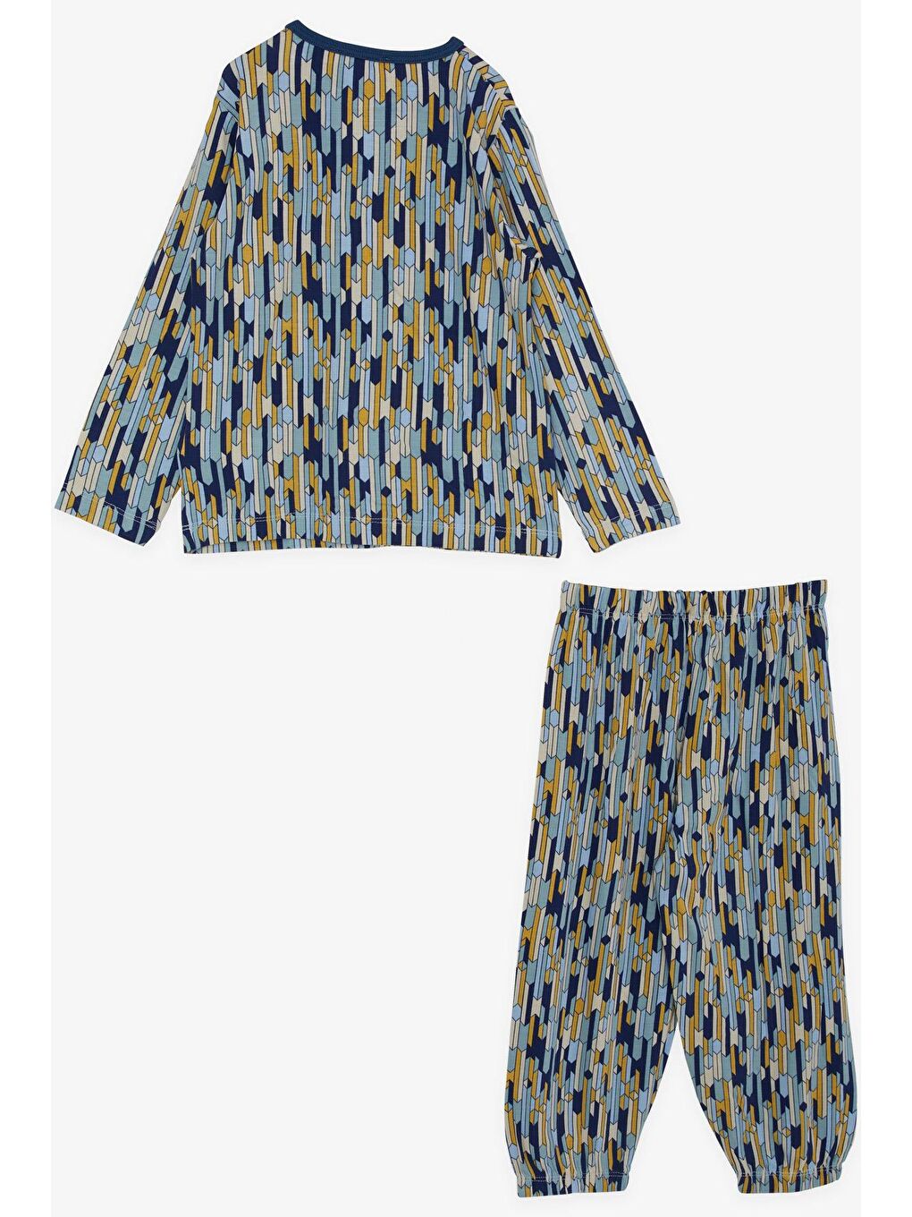 Erkek Bebek Pijama Takımı Desenli Karışık Renk (9 Ay)-1