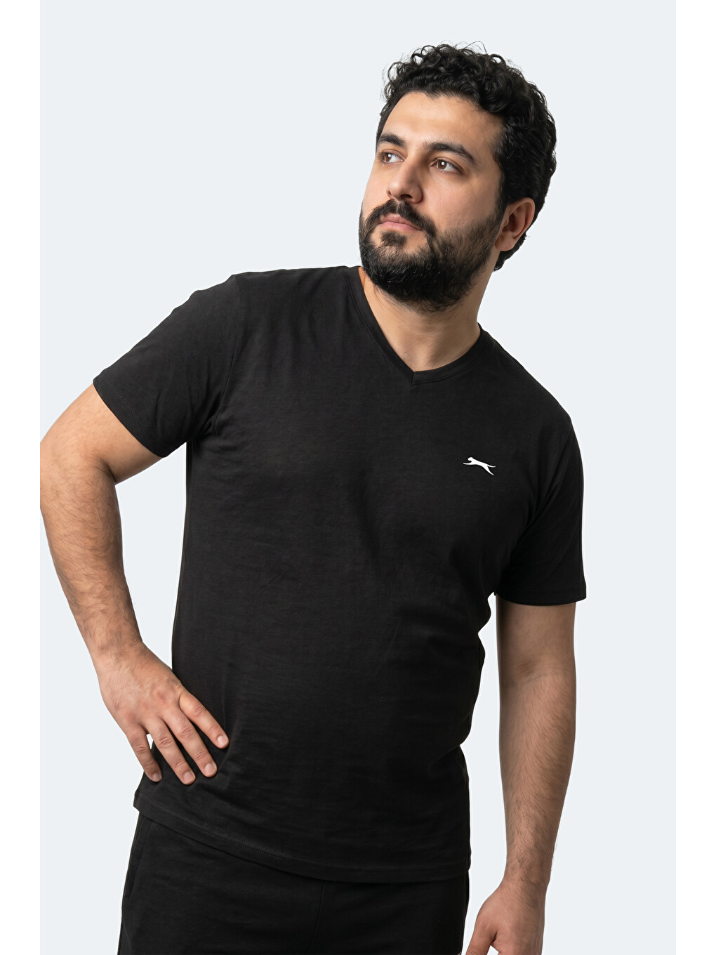 Rıvaldo Jmb Erkek Büyük Beden Siyah Tişört-4