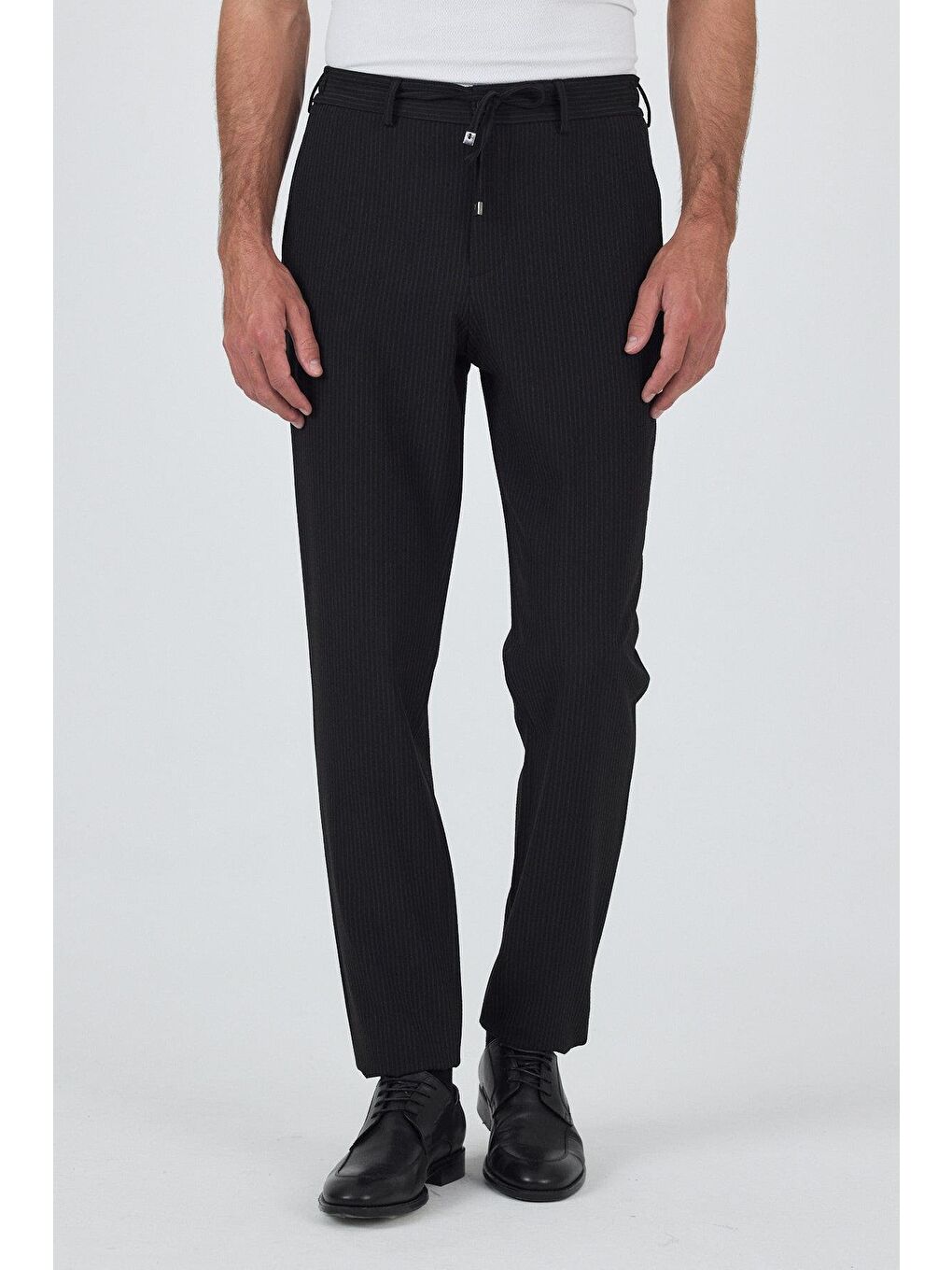 Siyah Esnek Yandan Cepli Casual Comfort Fit Jogger Pantolon 1003250117