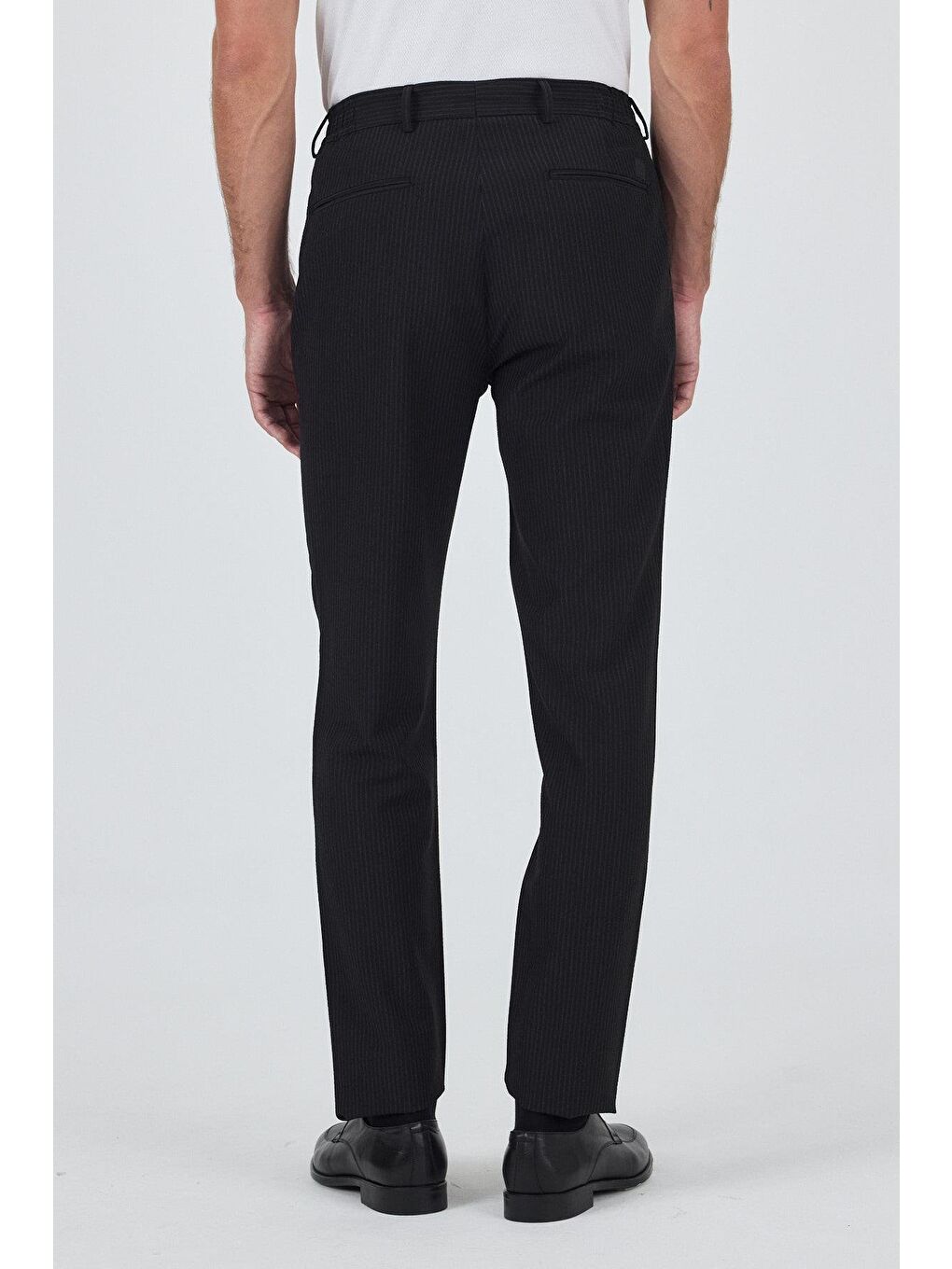 Siyah Esnek Yandan Cepli Casual Comfort Fit Jogger Pantolon 1003250117-4