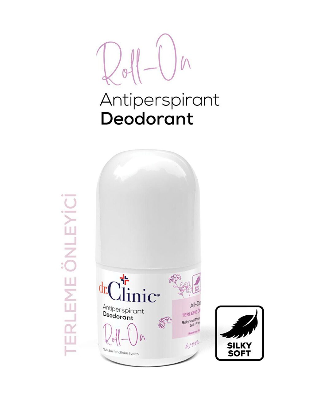 Dr. Clinic Şeffaf Antiperspirant Women Deodorant Roll-On 50ml