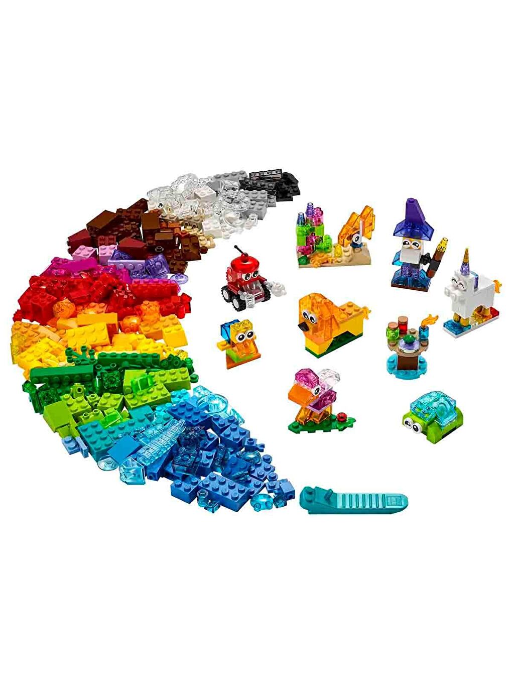 Lego Renksiz Classic 11013 Yaratıcı Şeffaf Tuğlalar - 1