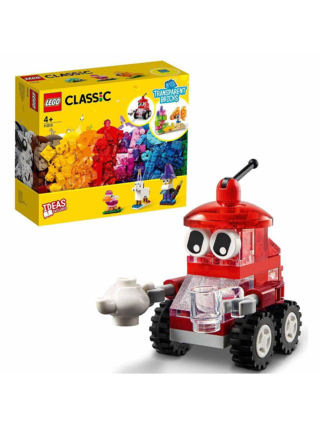 Lego Renksiz Classic 11013 Yaratıcı Şeffaf Tuğlalar - 6