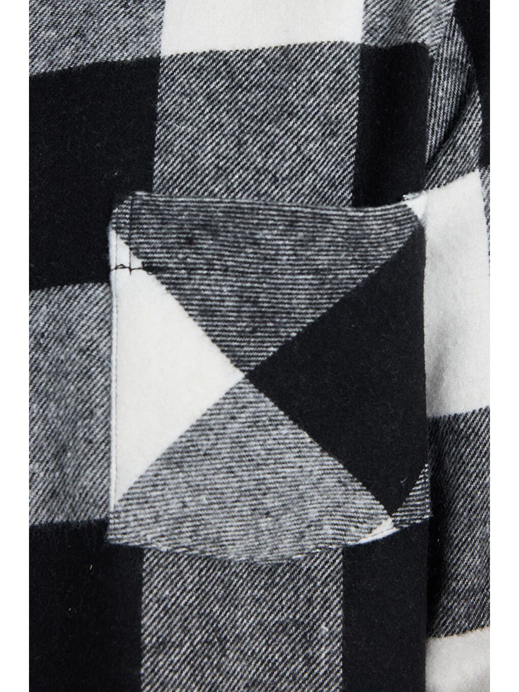 Karışık Erkek Regular Fit Klasik Kesim Kareli Cepli Oduncu Gömlek-5