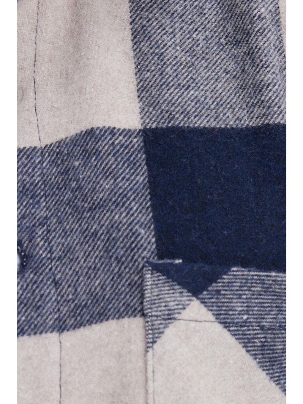 Karışık Erkek Regular Fit Klasik Kesim Kareli Cepli Oduncu Gömlek-5