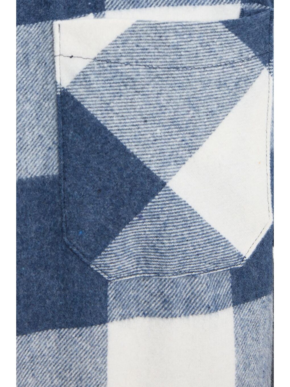 Karışık Erkek Regular Fit Klasik Kesim Kareli Cepli Oduncu Gömlek-6