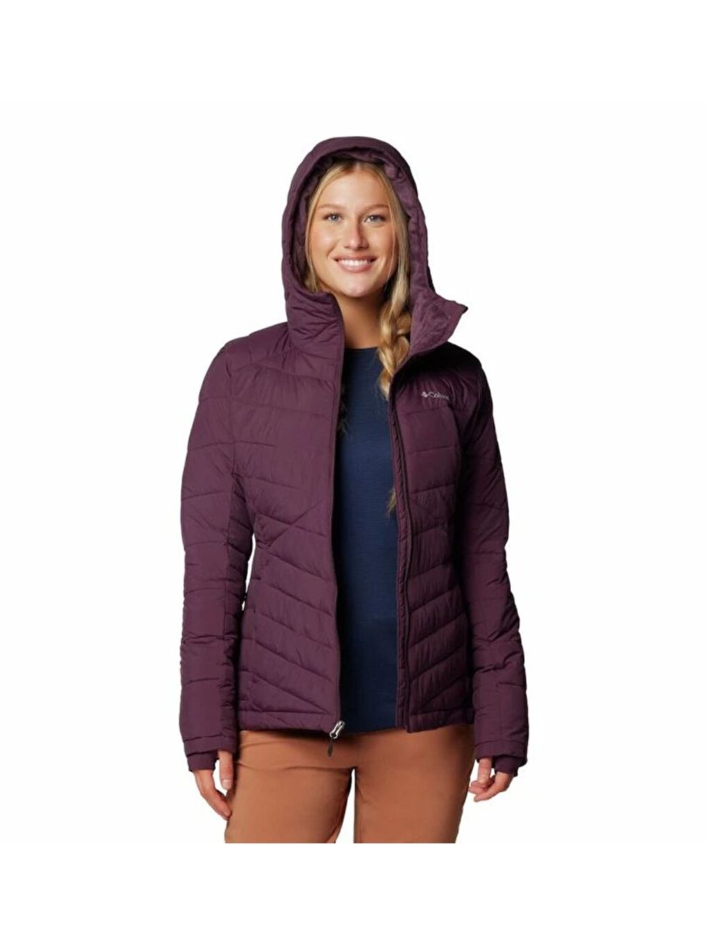 Columbia Bordo Joy Peak II Kapüşonlu Kadın Mont WK7505 - 1