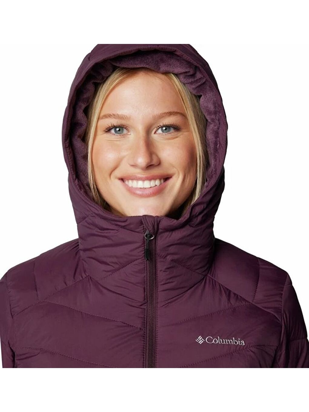 Columbia Bordo Joy Peak II Kapüşonlu Kadın Mont WK7505 - 5