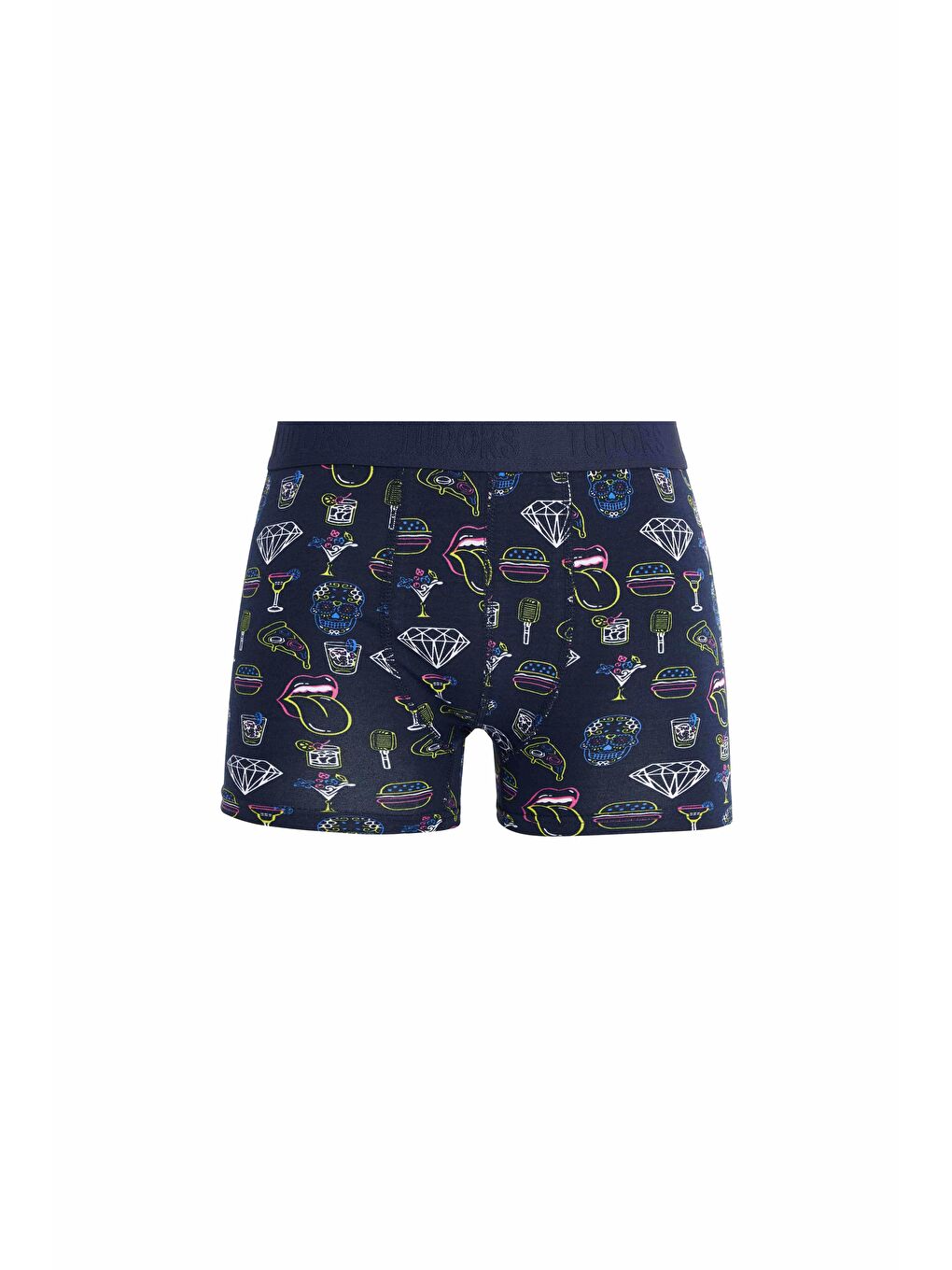 Sarı Erkek 6'Lı Pamuklu Elastanlı Esnek Kumaş Premium Seri Boxer-2