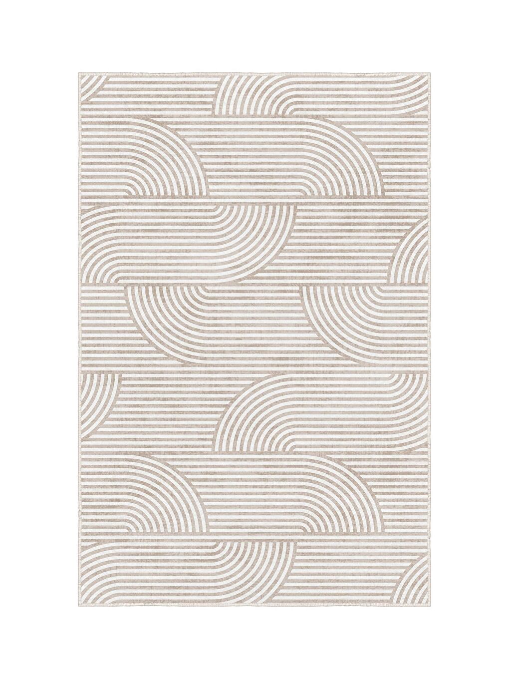 Ekru Özel Tasarım, Kaymaz Taban, İnce, Yıkanabilir, Modern Halı WOOKECE1397 160x230-3