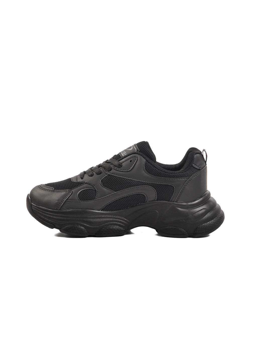 Siyah Fileli Kadın Spor Ayakkabı 164 G-1