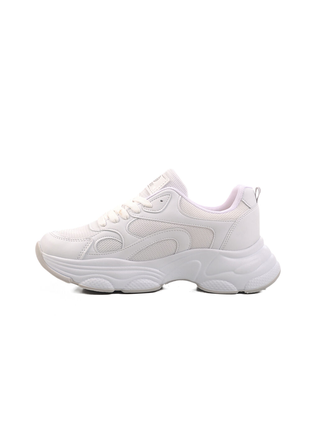 Beyaz Fileli Kadın Spor Ayakkabı 164 G-1