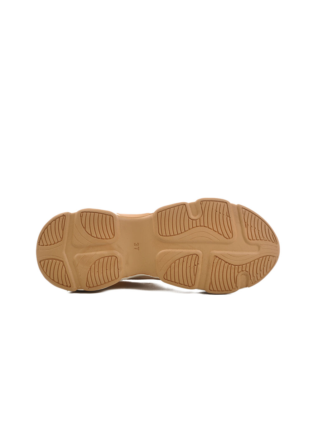 Bej-Taba Fileli Kadın Spor Ayakkabı 164 G-4