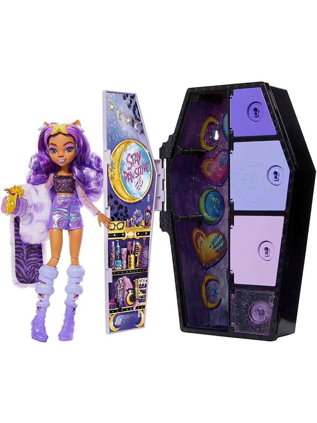 Monster High Renksiz Gizemli Arkadaşlar - Clawdeen Wolf