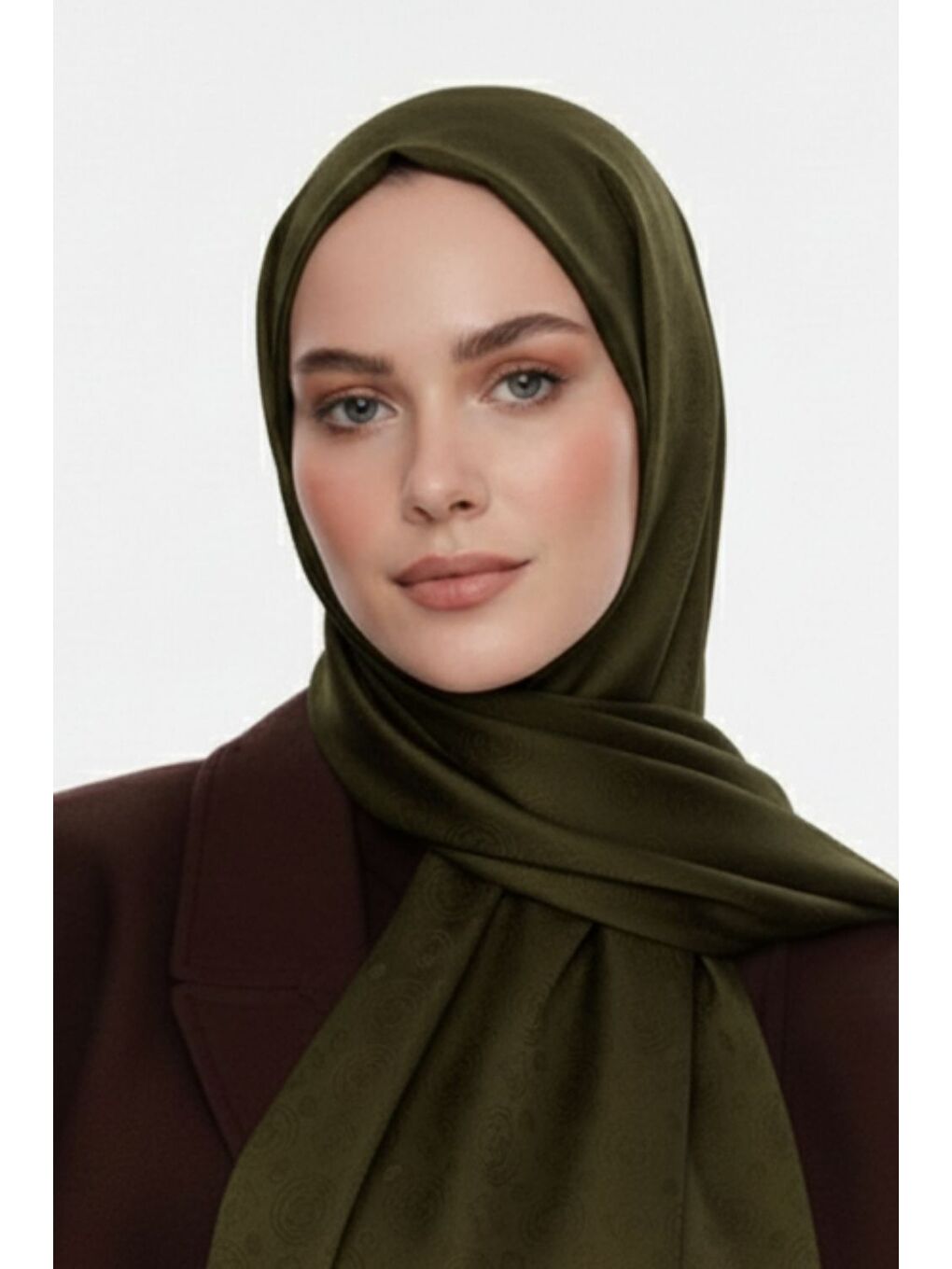 & YAQA Filigranlı Antrasit Şal-1