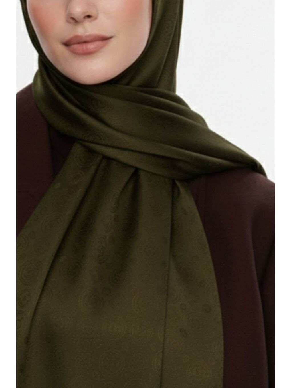 & YAQA Filigranlı Antrasit Şal-2