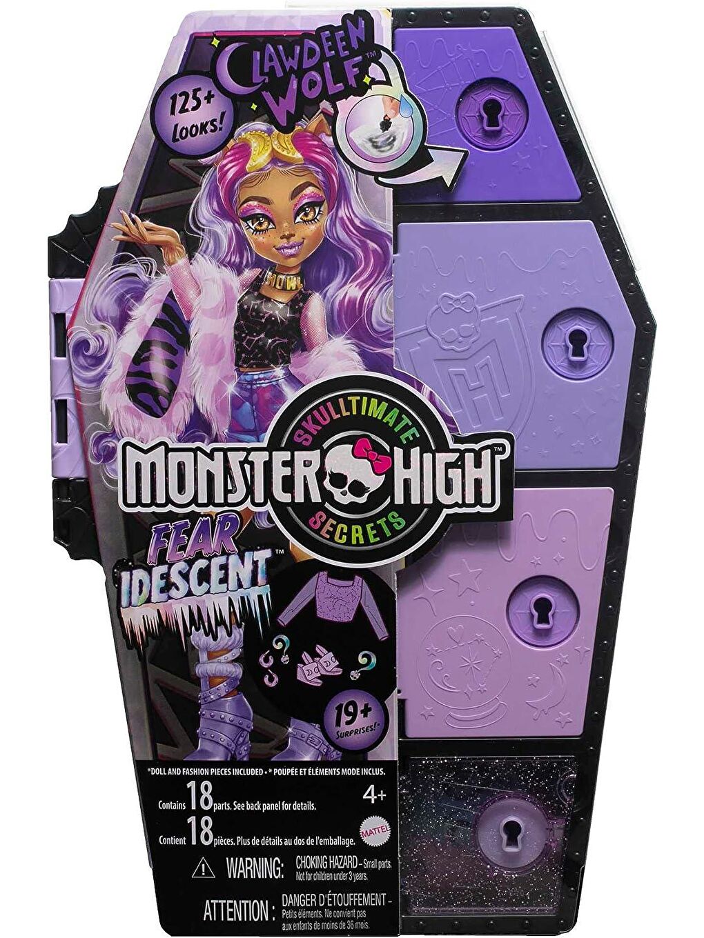 Monster High Renksiz Gizemli Arkadaşlar - Clawdeen Wolf - 6