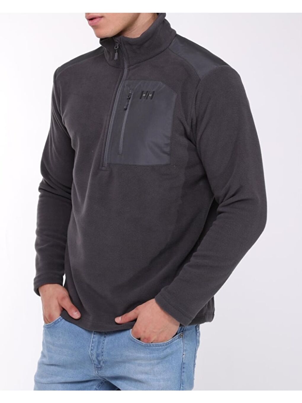 Helly Hansen Gri Block Halfzip Erkek Yarım Fermuarlı Polar HHA..12008.982 - 3