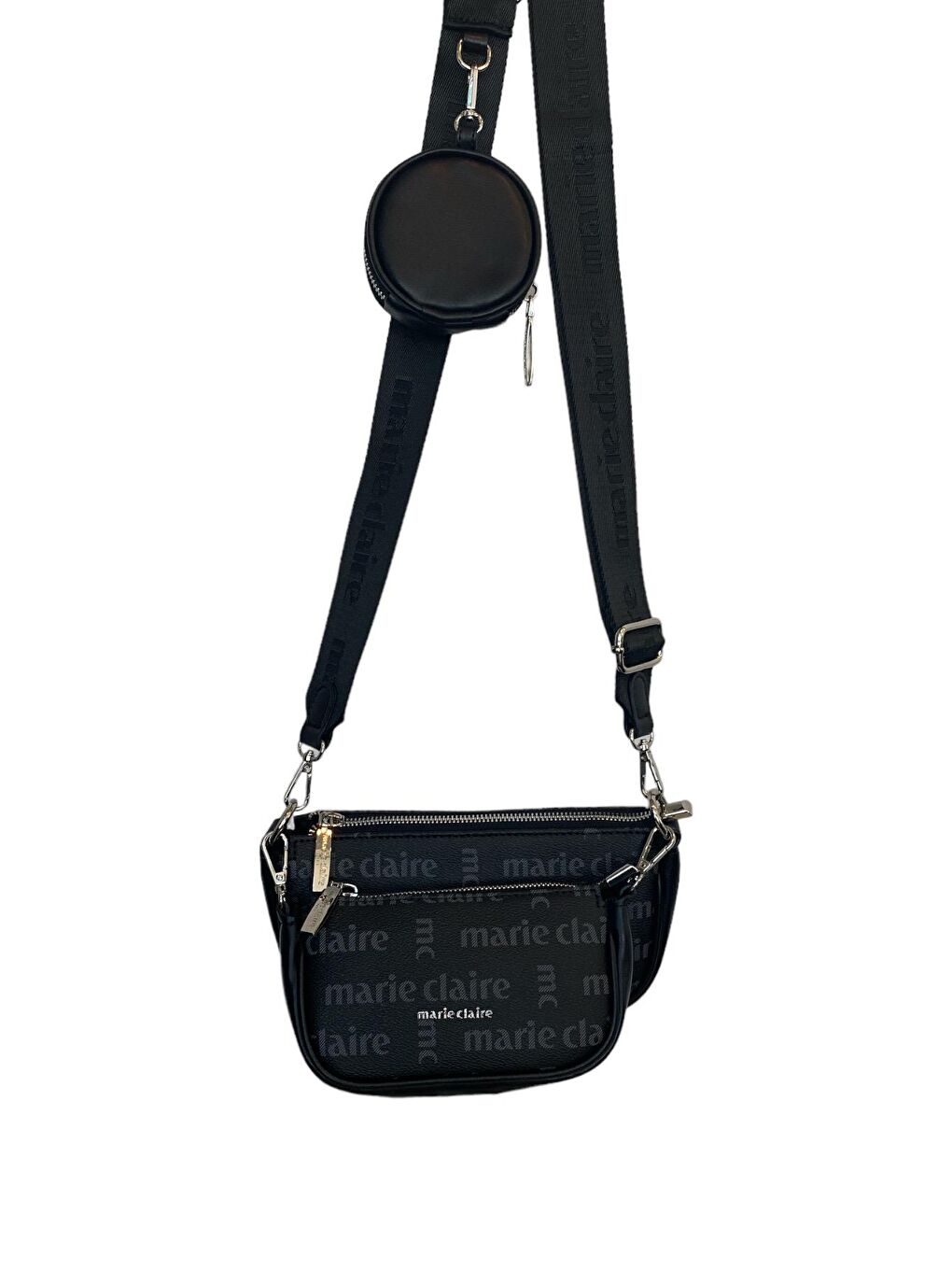 Siyah Kadın Omuz Çantası Pamela MC231103765-2