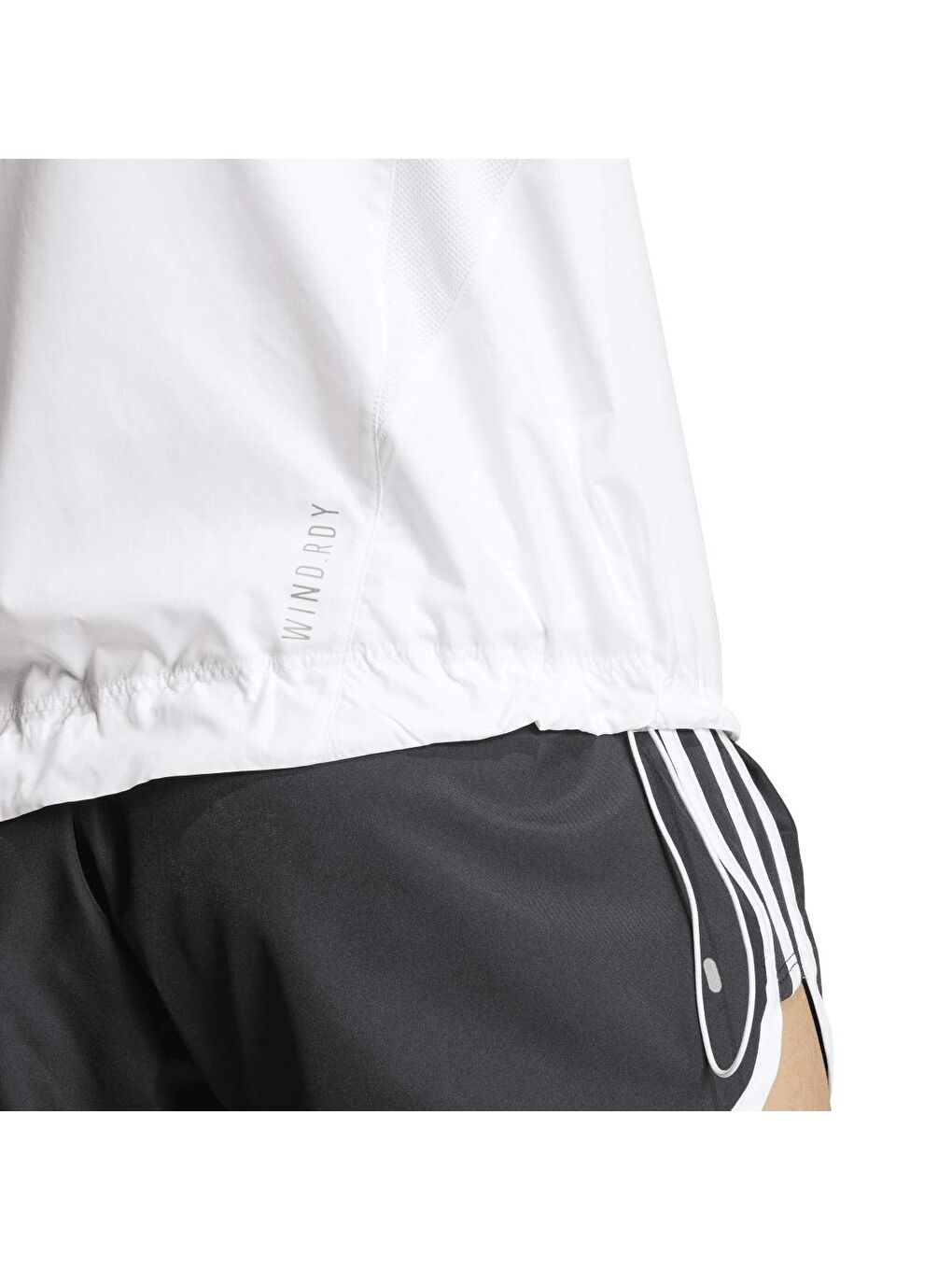 Own The Run Kadın Beyaz Kapüşonlu Ceket-3